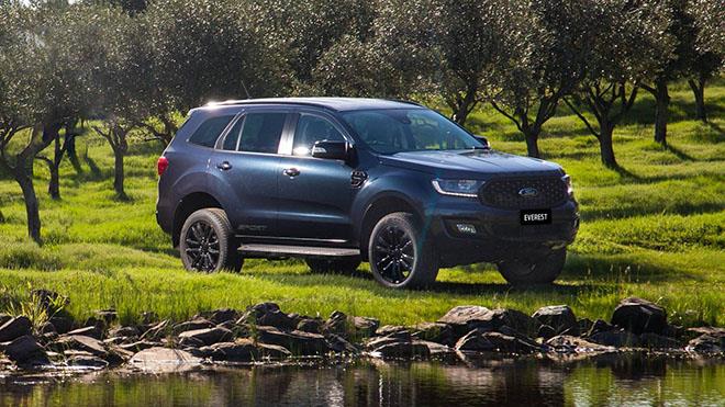 Ford Everest Sport 2020 mới, thêm tùy chọn màu sơn ngoại thất